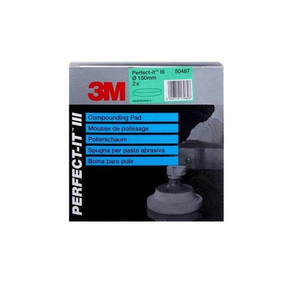 3M Perfect It III Skum Rubbing Pad grønn