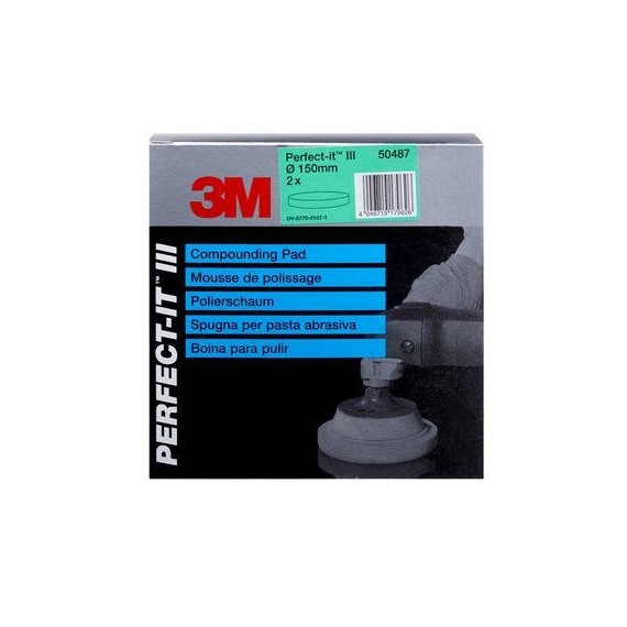 3M™ Perfect-It™III Skum rubbingpad grønn